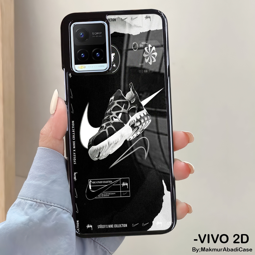 Hardcase Glossy 2D Case Vivo Y21 Y21A Y21S Y21T Y33T Y33S Casing Vivo - Case Motif Nike Air
