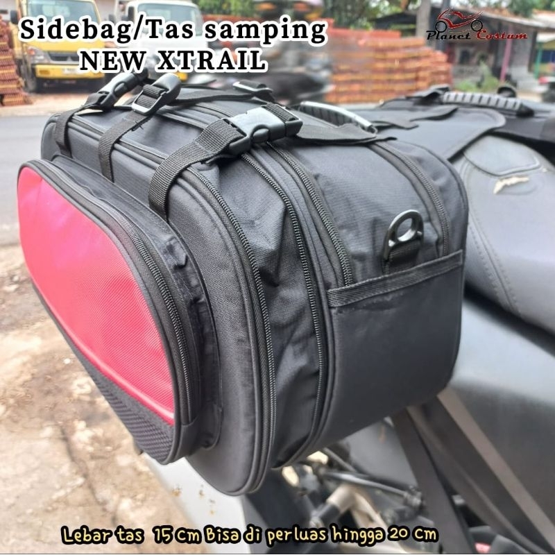 PCSB6 ใหม่ล่าสุด SIDEBAG BAG NEW XTRAIL sidebag กระเป๋าข้างมอเตอร์ไซค์ หมวกกันน็อค ครึ่งใบ กระเป๋าเดินทาง PCX NMAX Vario scoopy ฯลฯ
