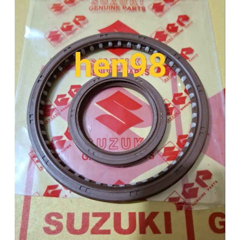 FRONT REAR CRANK SEAL KARIMUN ESTILO 3 CILYNDER WAGON R 1.0 SPLASH 1.0 CEELIO K10B 2 ชิ้น