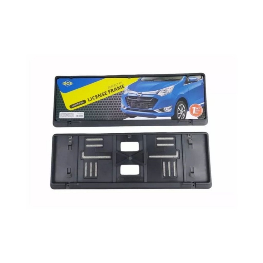 ที่ยึดป้ายทะเบียนรถยนต์ด้านหน้าและด้านหลัง DCS Izy สําหรับรถยนต์ทุกรุ่น