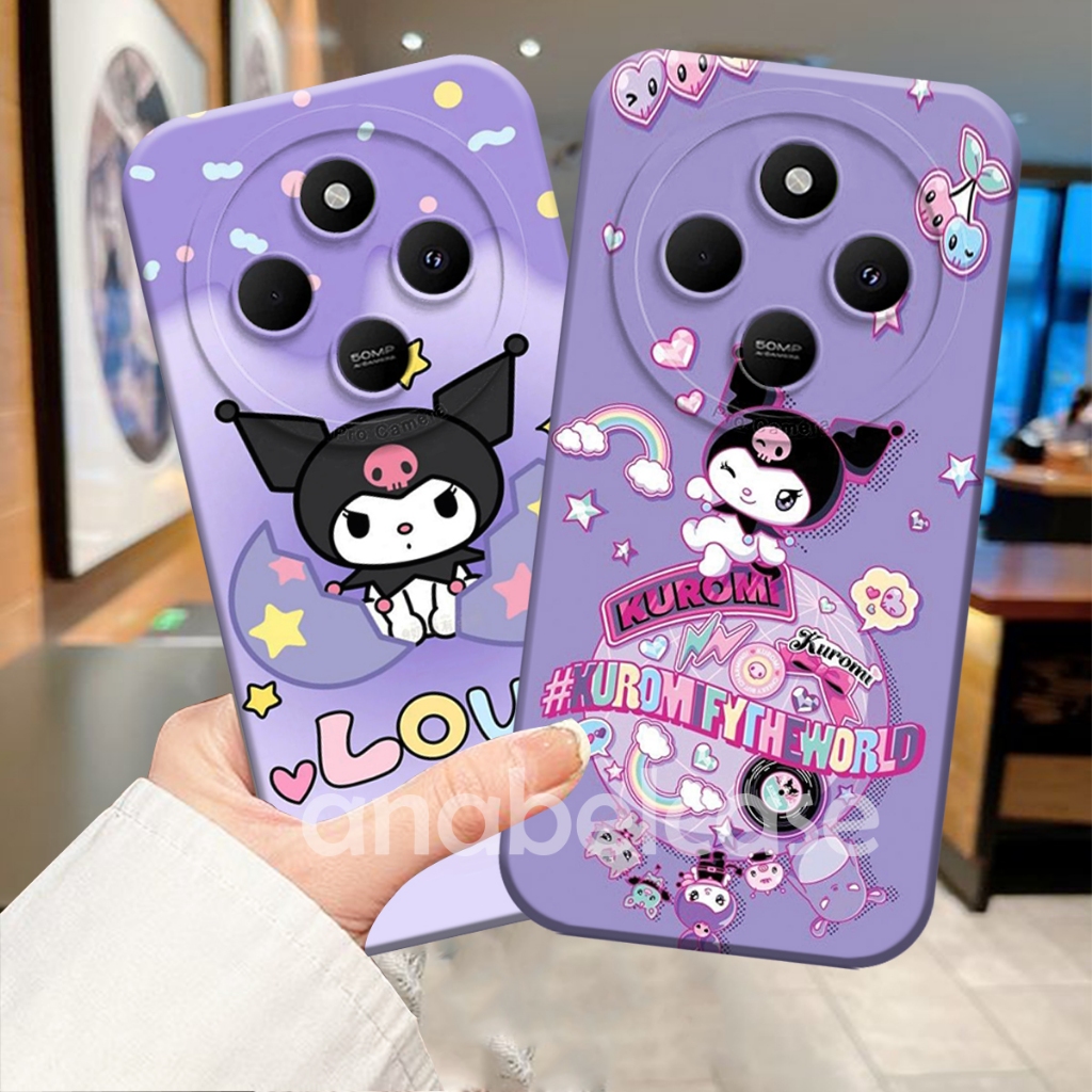 SOFTCASE REDMI 14c 4G 2024 13c 12c A3 9c 9a 10c 10a Poco c40 c65 ใหม่ล่าสุด Kuromi การ์ตูนน่ารัก - เ