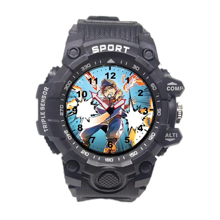 นาฬิกาสปอร์ตกันน้ํา boboiboy Polite ล่าสุดสําหรับเด็กผู้ชาย