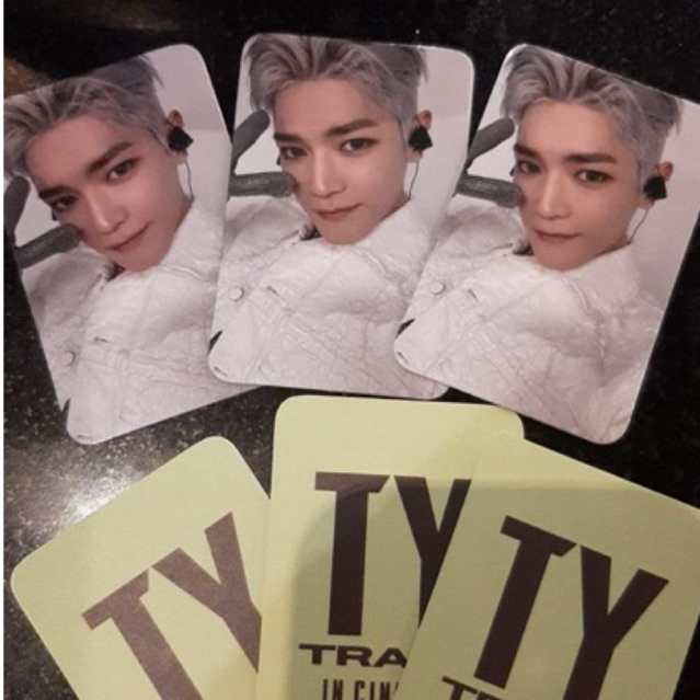Photocard pc taeyong ty ติดตามในโรงภาพยนตร์ cgv