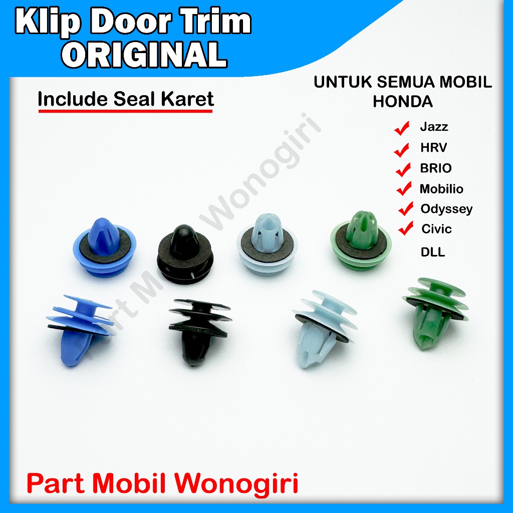ปุ่มคลิปตัดแต่งประตูภายใน Honda Jazz Brio City Mobilio Brv Freed Accord ORIGINAL