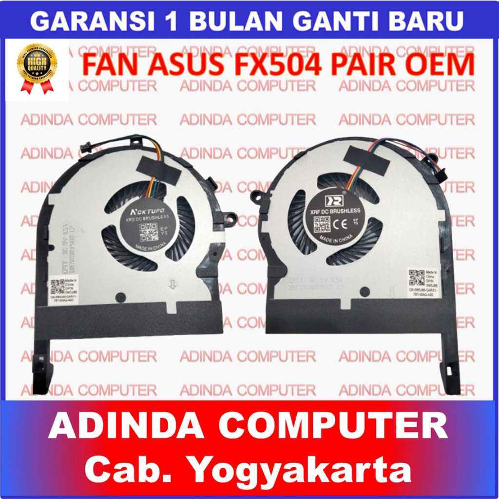Asus ROG TUF พัดลมสําหรับเล่นเกม FX504 FX504FE FX504G FX504GD FX504GE OEM VARIANT