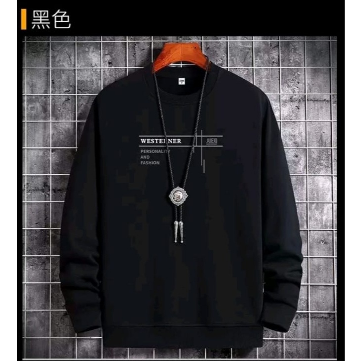 Special Cool เสื้อกันหนาว Men & 39;s เสื้อยืดอินเทรนด์ Crewneck Unisex Elegant Men & 39;s เสื้อกันหนาว Westerner