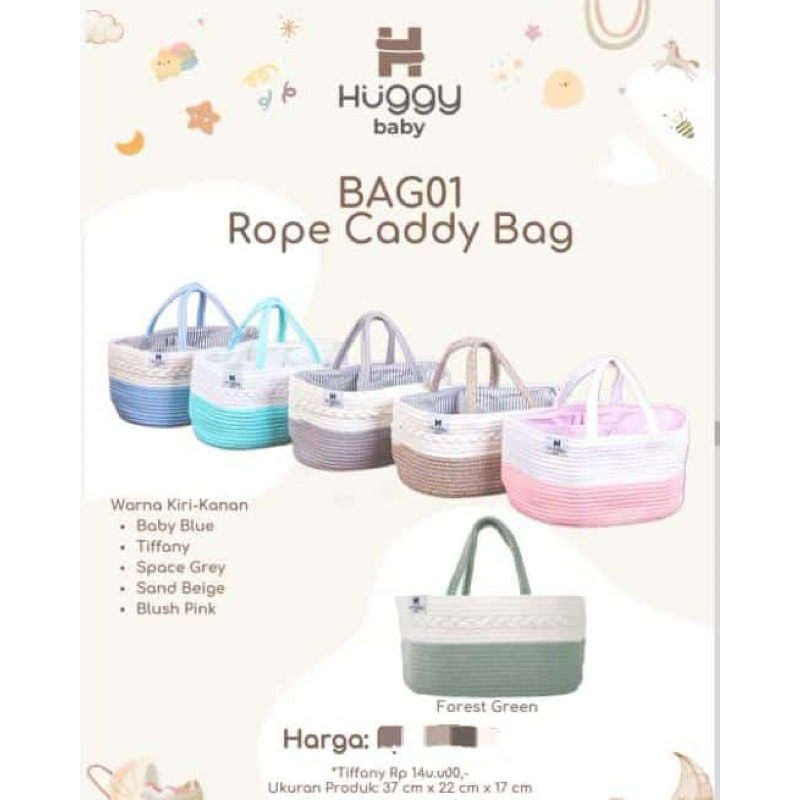 Huggy Baby Diaper Roppy Candy bag BAG01 (ไม่มีฝาปิดด้านบน)