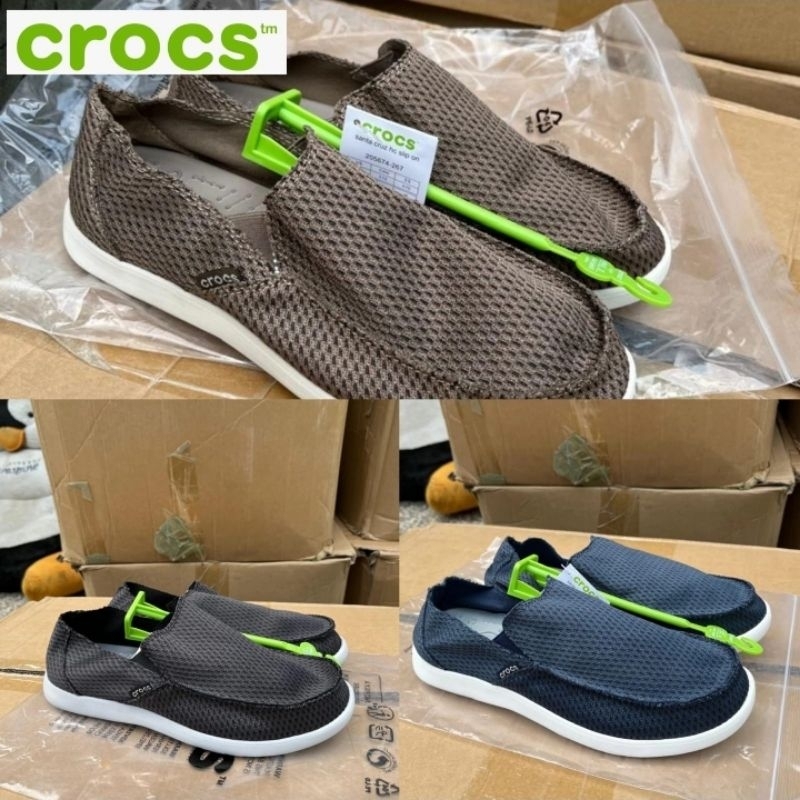 ชื่อ: Crocs santa Cruz slip on man / รองเท้า Crocs สําหรับผู้ชาย Cruz slip on / Crocs santa Cruz man