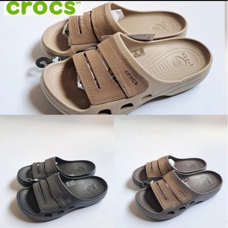 Crocs yukon Messi slide2 / crocs ผู้ชาย yukon / รองเท้าแตะผู้ชาย crocs yukon mesa originalde2
