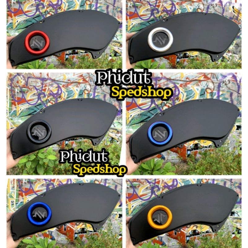 ฝาครอบกรอง Veloscope Slim สีดําสําหรับ Nmax เก่า 2015 - 2019 Original Yamaha Part
