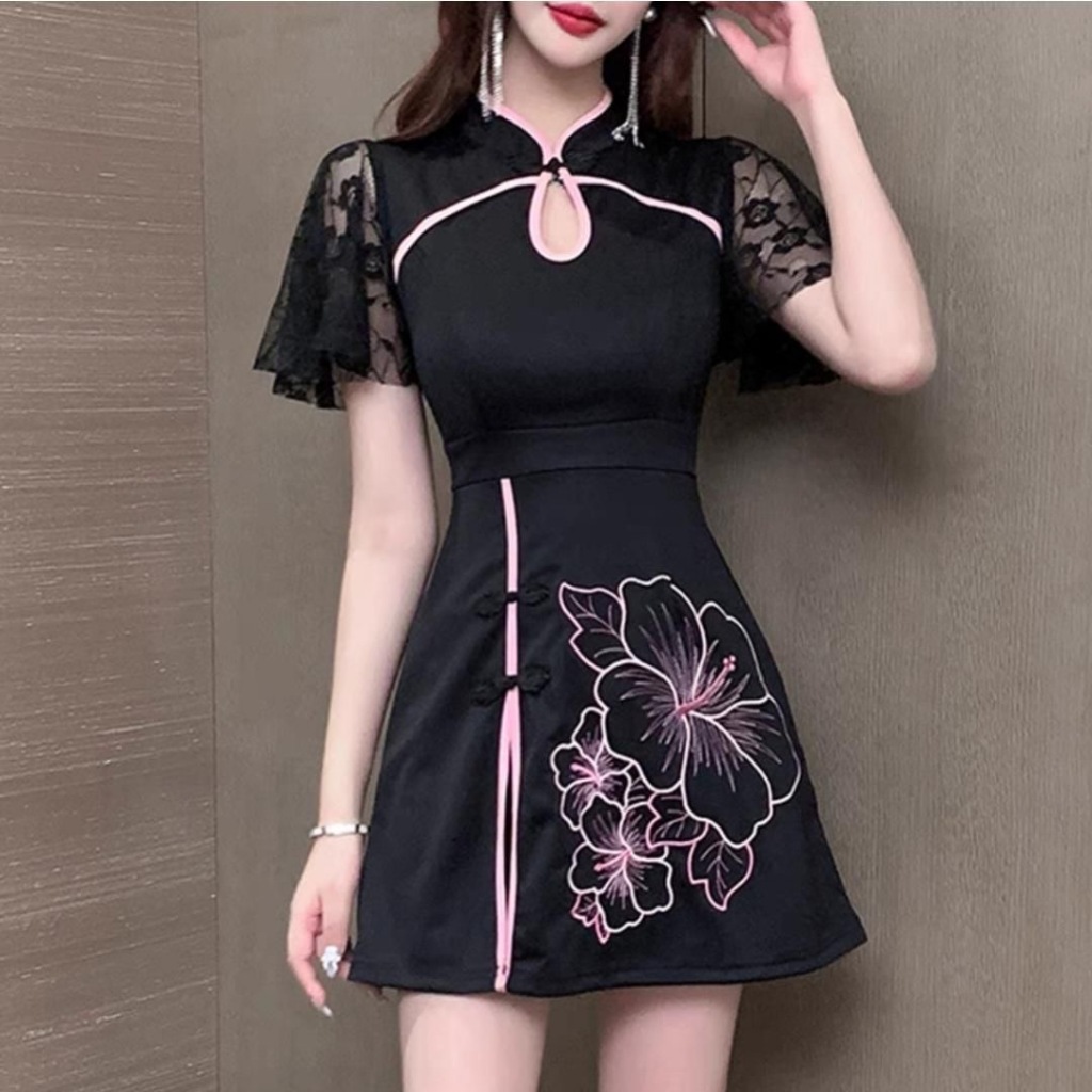 TM 0566 นําเข้า YUXIANG Cheongsam CNY สูท