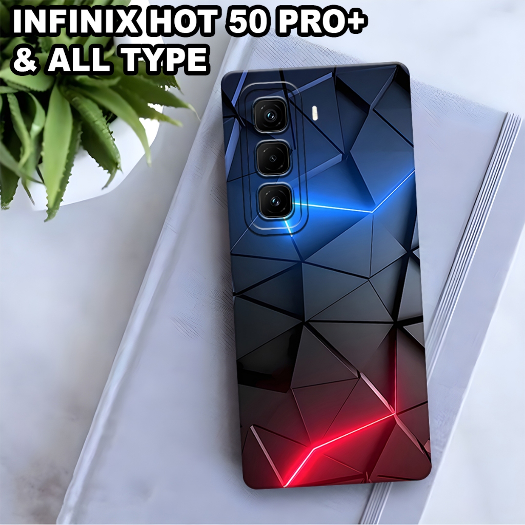 AC32/SOFTCASE PROCAMERA INFINIX HOT 50 PRO + ใหม่ล่าสุด 2024 AESTHETIC MOTIF ยางเต็ม MATERIAL