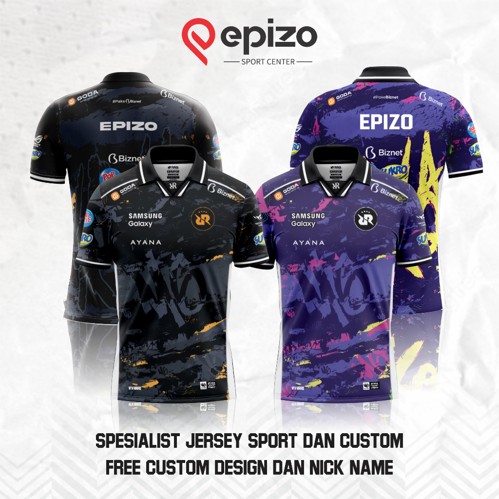 RRQ M6 Special Edition JERSEY พร้อมฟรี Nickname