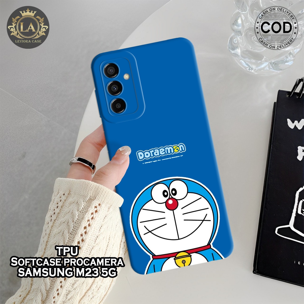 HP เคส Samsung M23 5G รุ่นล่าสุด - เคส Leviora - เคสแฟชั่น Doraemon - Samsung M23 5G Softcase - เคสก