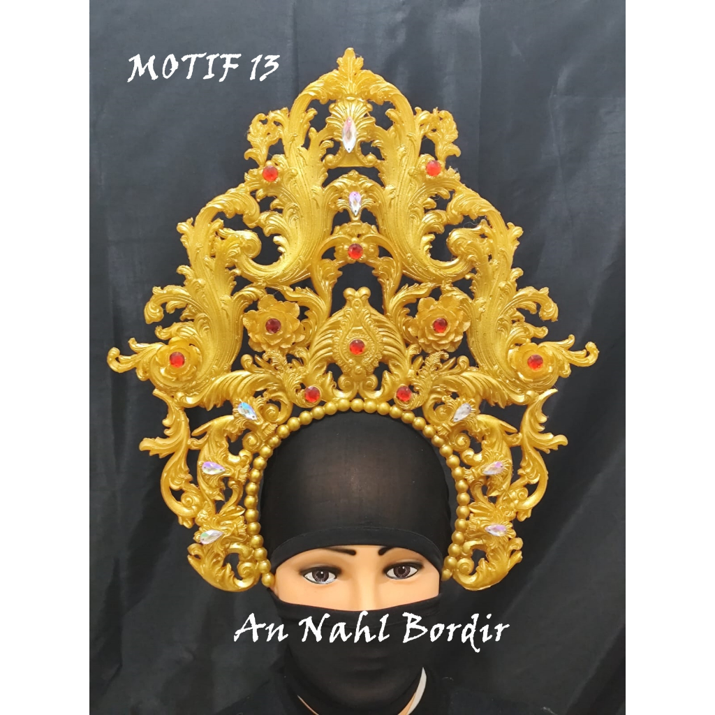 อุปกรณ์ศีรษะ Nahl ของตกแต่งเต้นรํา Motif 13