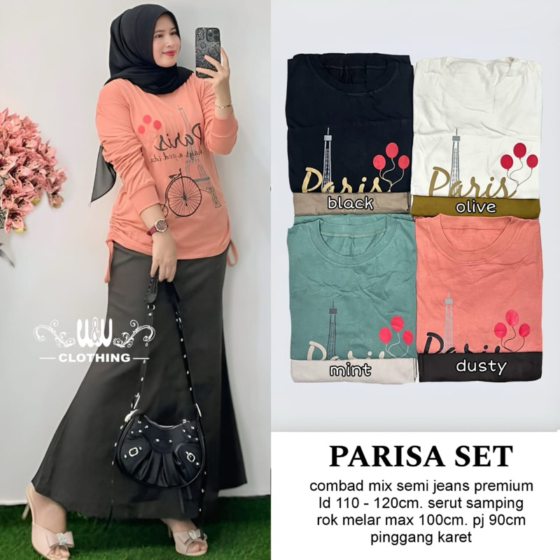 PARISA SET LATEST MERMAID SKIRT โดย W&W