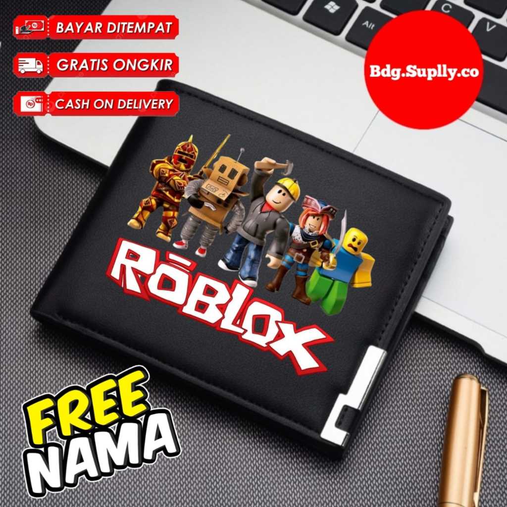 Minecraft Roblox กระเป๋าสตางค์ผู้ชายและผู้หญิง Minecraft Roblox กระเป๋าสตางค์เด็กชื่อฟรี