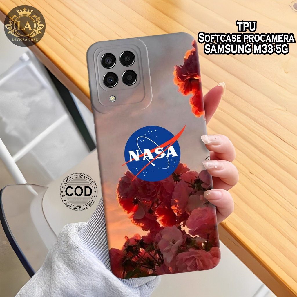 HP เคส Samsung M33 5G รุ่นล่าสุด - เคส Leviora - เคสแฟชั่น NESA - Samsung M33 5G Softcase - เคสกล้อง