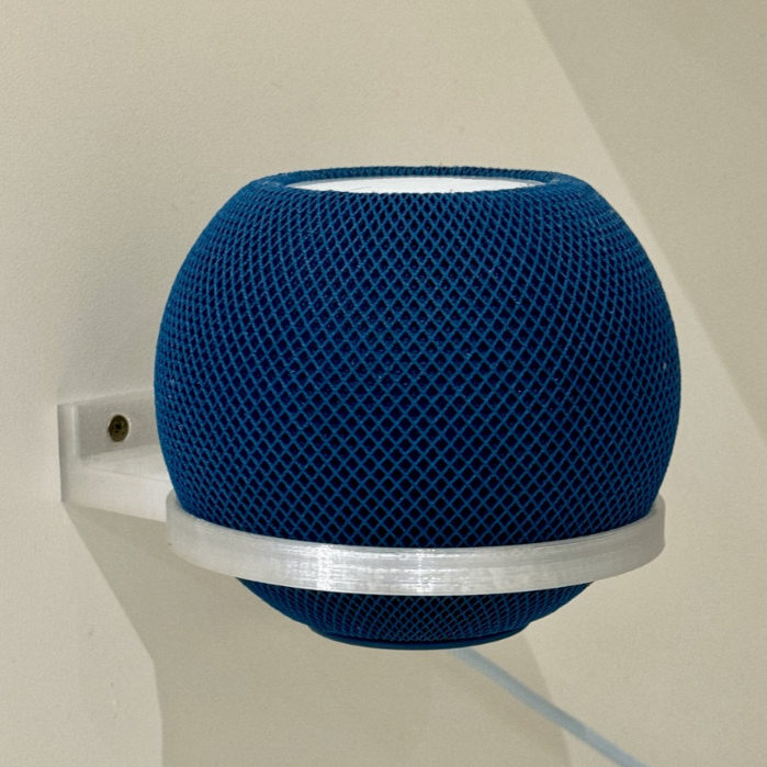 3D Print Custom Apple HomePod Minimalist Stand Bracket Wall Mount
