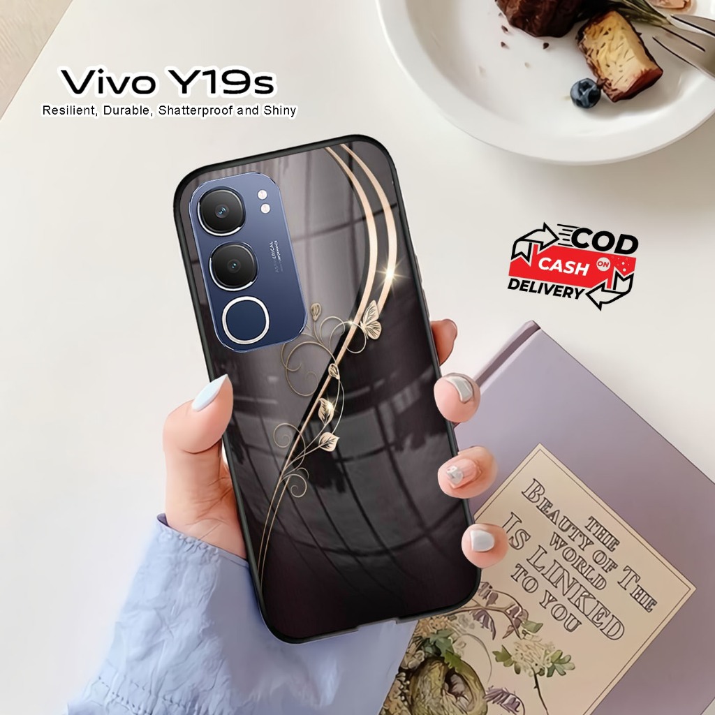กระจกซอฟท์เคส | เคสกระจก | ปลอกแก้ว | VIVO Y19S [ S34 ].