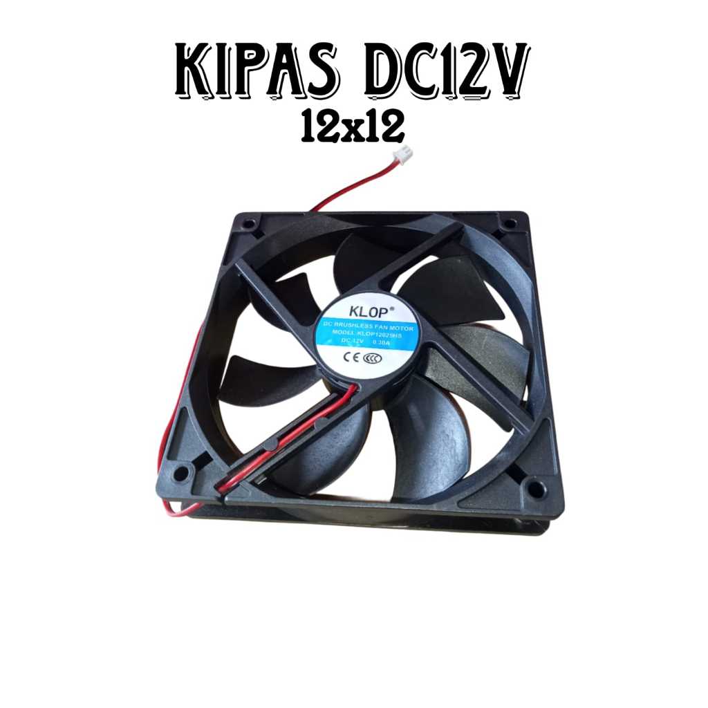 DC FAN 12V 6 CM, 8 CM, 9 CM และ 12 CM