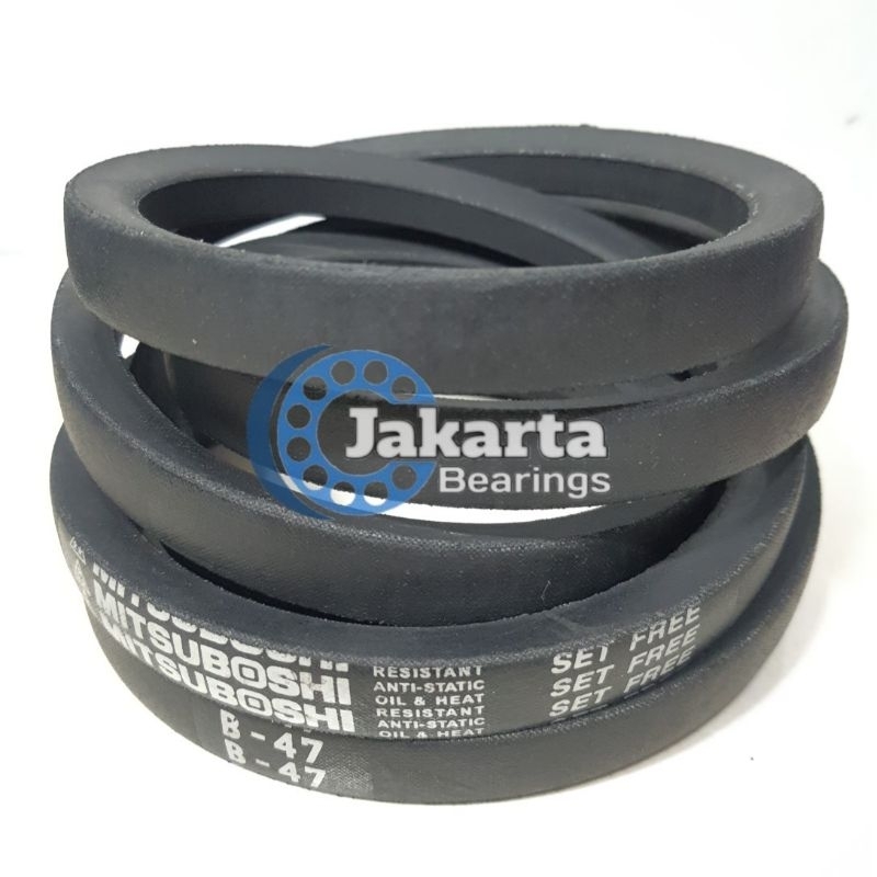 B47 MITSUBOSHI VanBelt FanBelt พัดลมแวน V เข็มขัด B 47