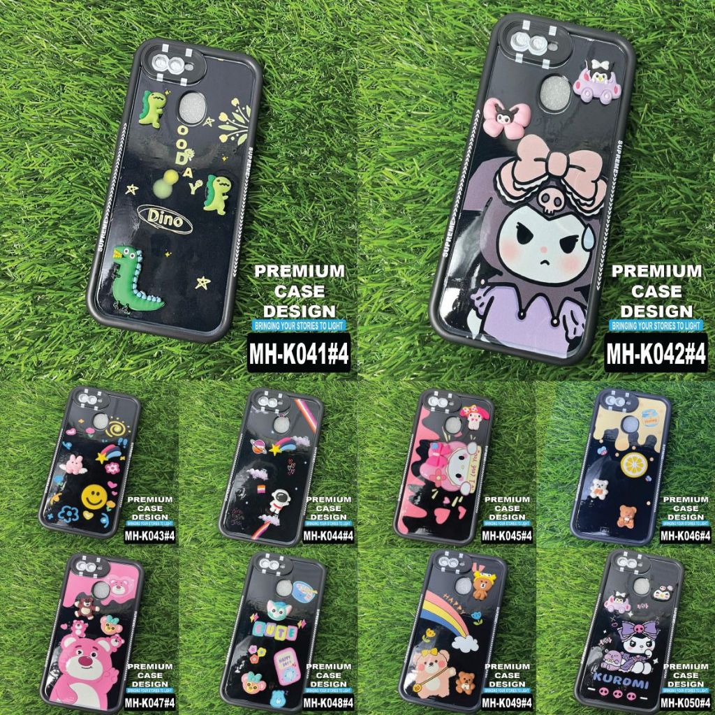 IPH 6/6+/7/8/7+/8+/X/XS/XR/XS MAX CASE 3D RISED PICTURE MOTIF CODE MH K041-K050 ใหม่ (MACC)