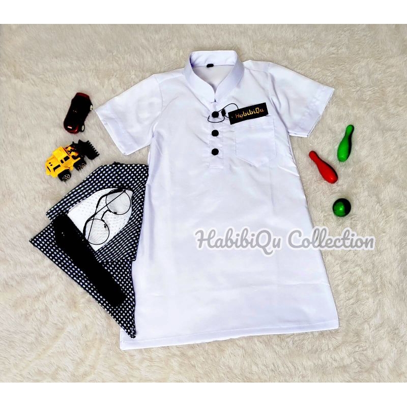 Baju GAMIS KOKO BABY PLAIN SET TORBAN 0-2 ปี BABY ROBES BABY GAMIS PLAIN BABY SHORT SLEEVES