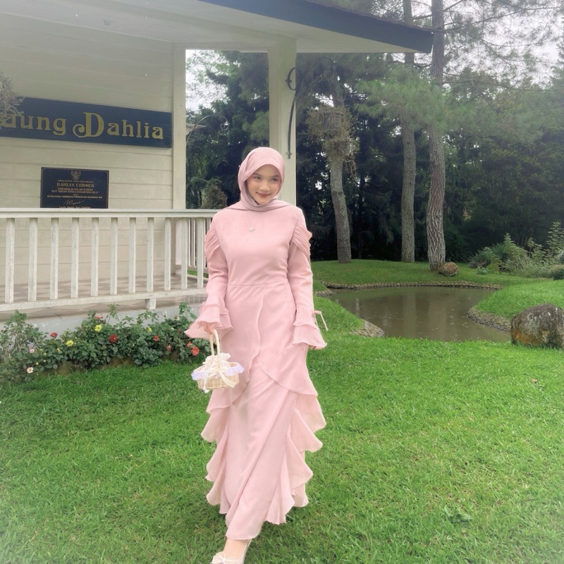 ALORA DRESS x diannn.d | Coquette Ribbon Dress by AMAIRA