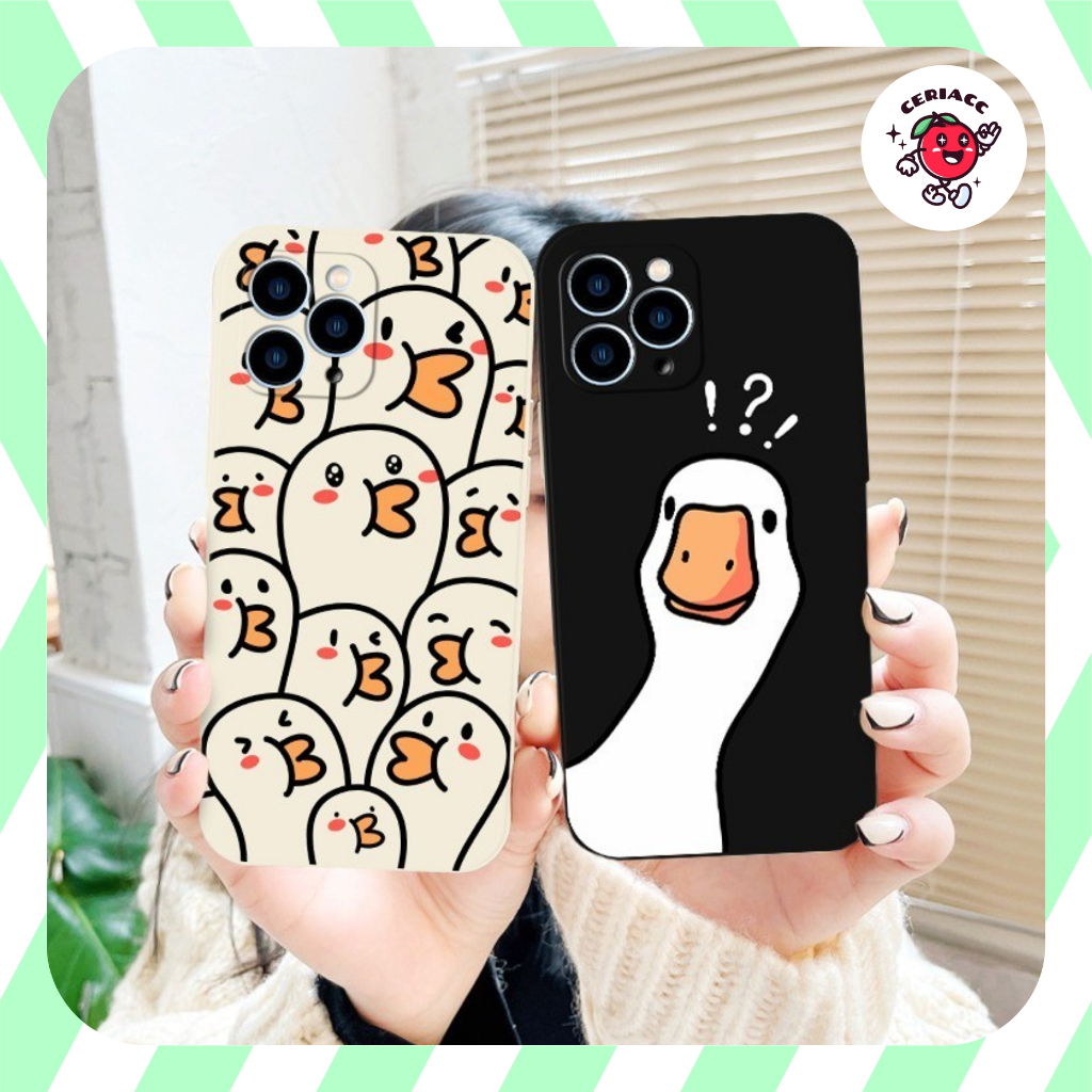 ใหม่! PRINTING LENS PROTECTOR เคสเป็ด vivo v27e f4 hot 12i m4 pro note 12 v7 plus Y91 Y93 Y95 y91c y