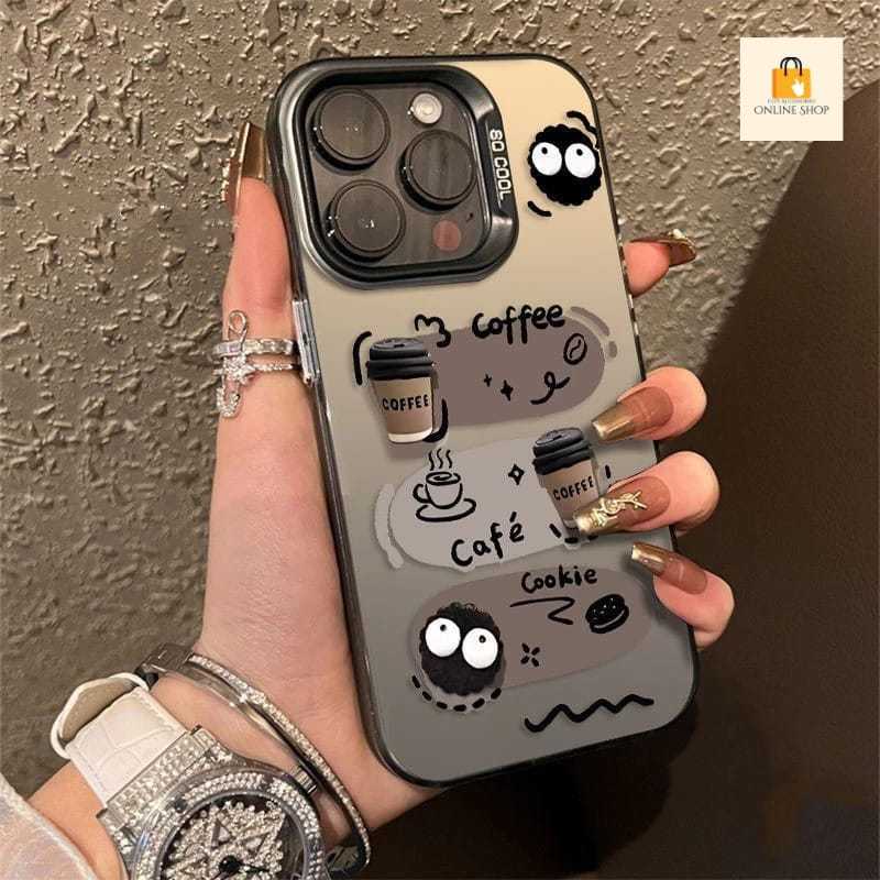 LL24 Premium Matte CaseปลอกHP Coffee Shopสไตล์สําหรับVIVO Y29 V40 lite V29 4G V29E 5G Y200 5G V30 V3