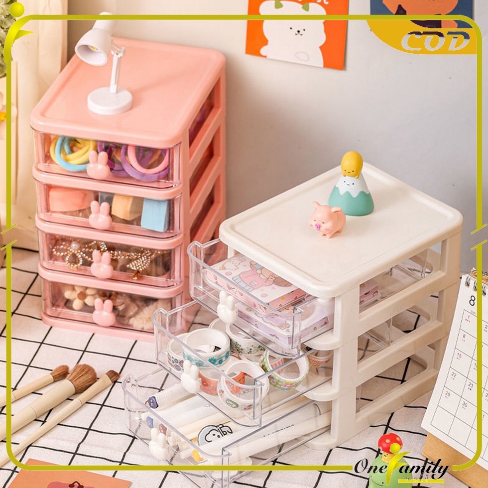 เติมสต็อก ONEK152 ชั้นวางตารางลิ้นชักเก็บ Su แต่งหน้า Organizer มัลติฟังก์ชั่อเนกประสงค์ชั้นวางเครื่