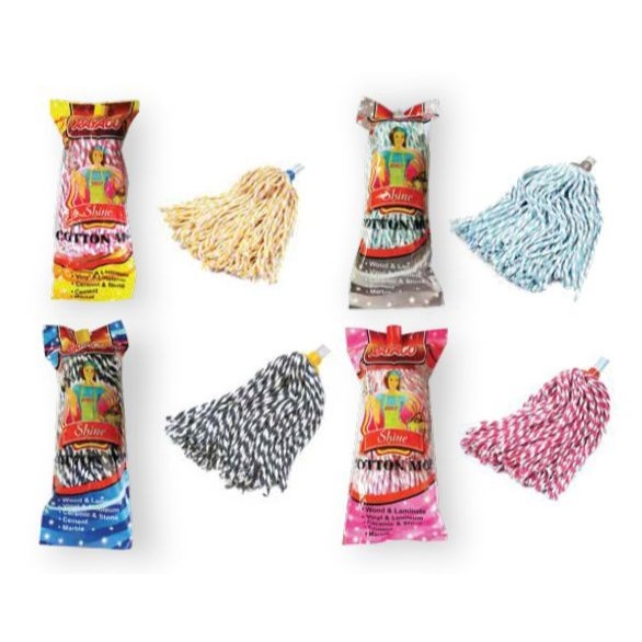 KATUN Rayaco Bi Color Mop 520 สําลีโพลีเอสเตอร์ 2 สี Handle Mop