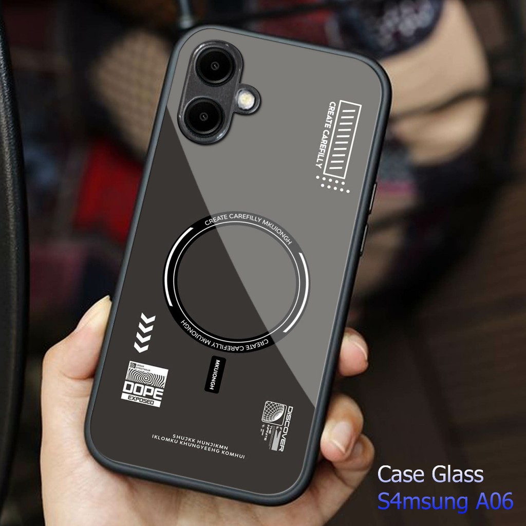 HP Samsung A06 Softcase Glass Glossy Samsung A06 เคสโทรศัพท์ Samsung A06 - K14