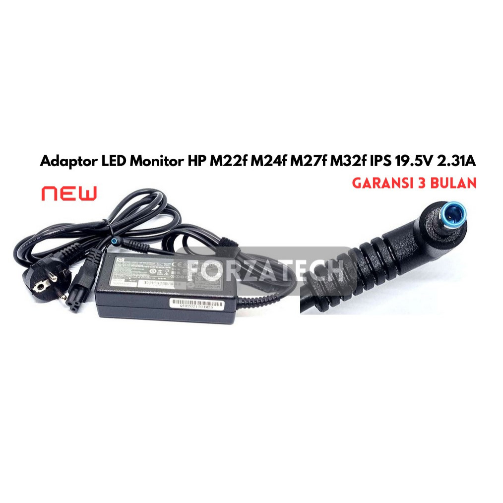 HP M22f M24f M27f M32f IPS 19.5V 2.31A LED Monitor Adapter ใหม่พร้อมการรับประกัน
