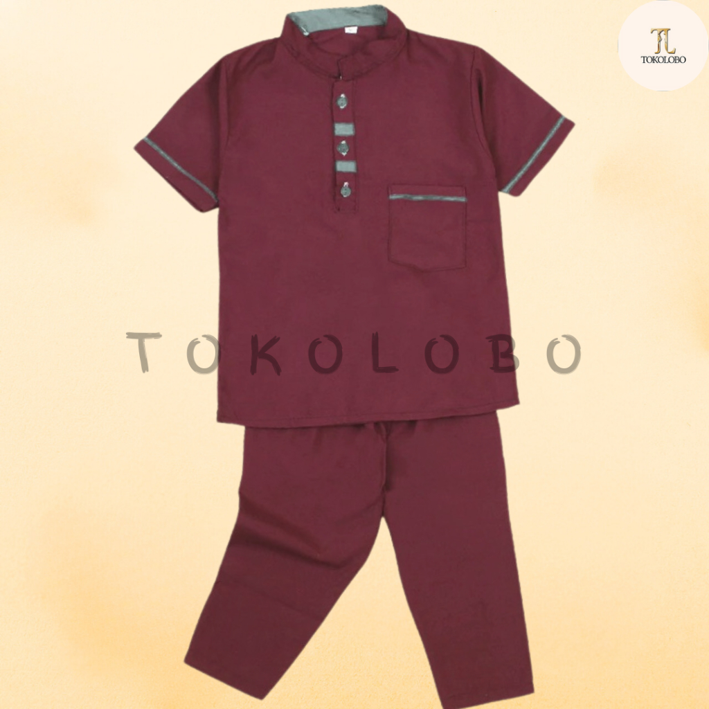 Tokolobo 9.9 Super Shopping Day ALTAN CHILDRENS MUSLIM KOKO SET [ภาคจํากัด 1-6 ปี] | Koko Shirt for 