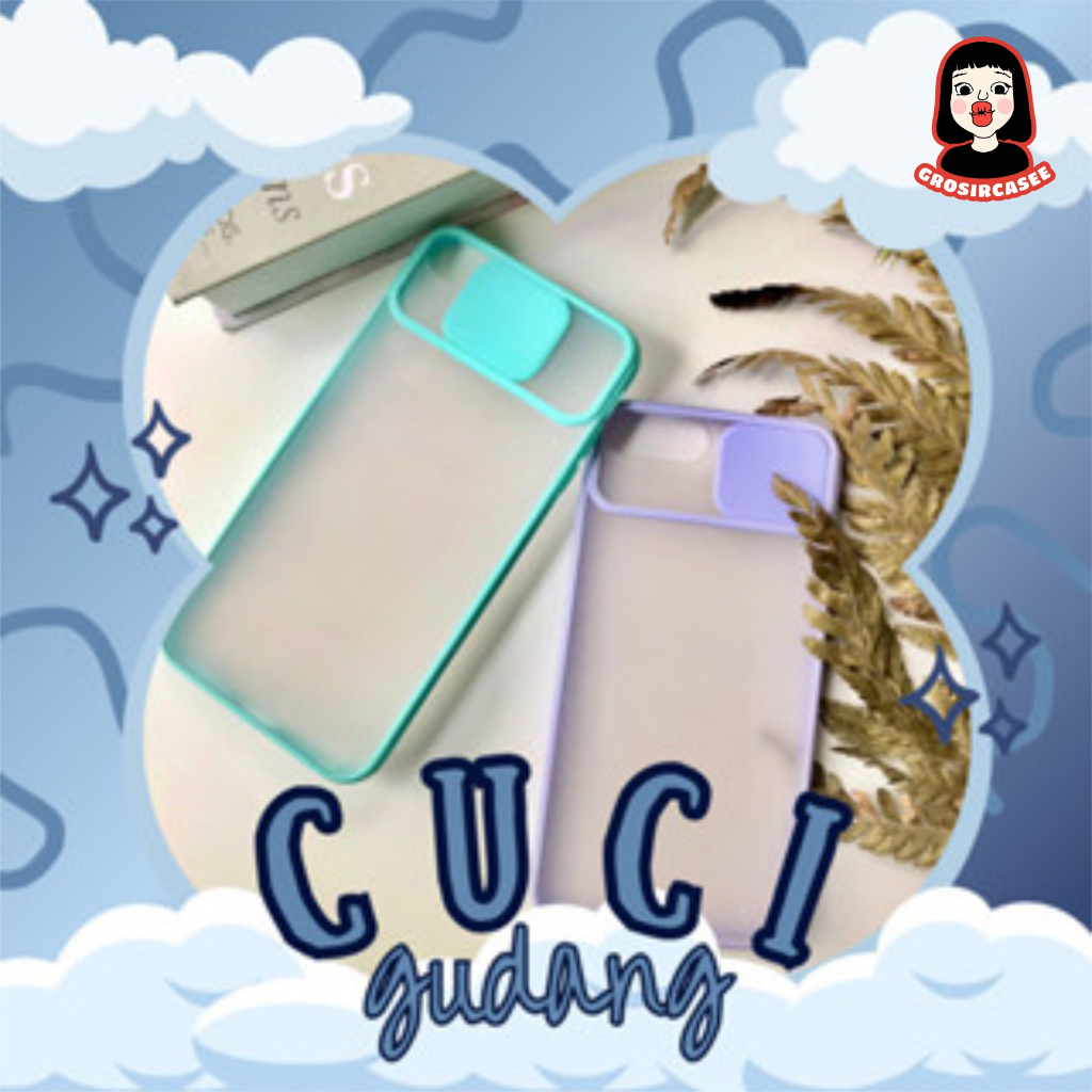 [WAREHOUSE CLEARANCE] เคสสไลด์ iphone 7 8 plus redmi note 9 6 fp samsung a32 4g 5g j7 prime a10 a20 