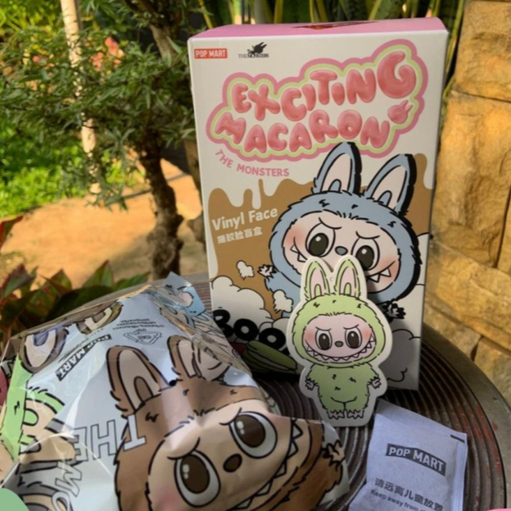 [SECTED] Labubu: Exiting Macaron: องุ่นเขียว ฟอยล์ปิดผนึก.- READ DESCRIPTION.