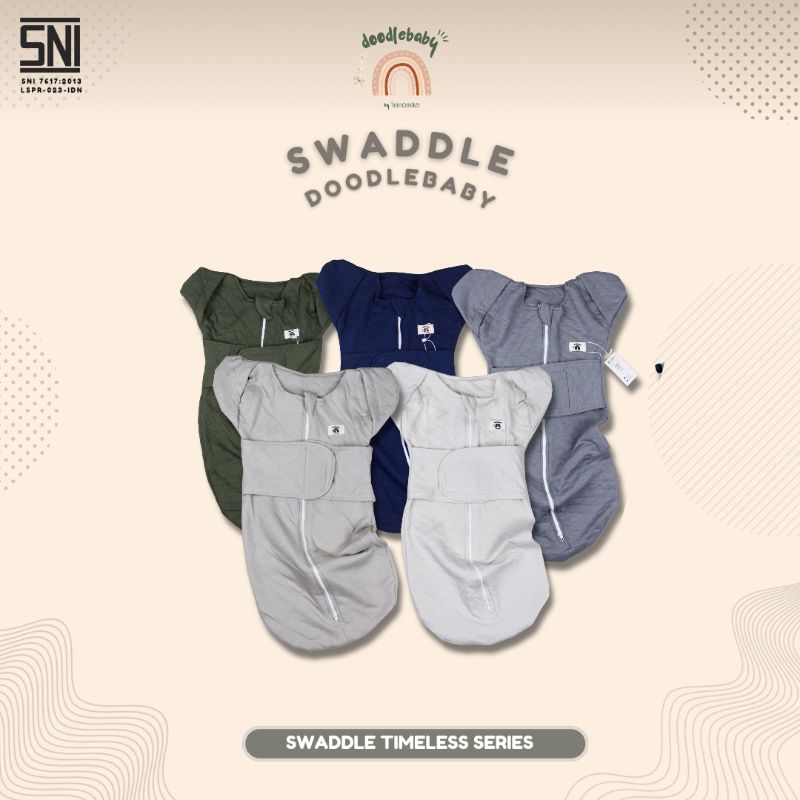 Doodlebaby by Minomiko Instant Baby Swaddle / Timeless Series Swaddle (ทารกแรกเกิด - 6 เดือน)