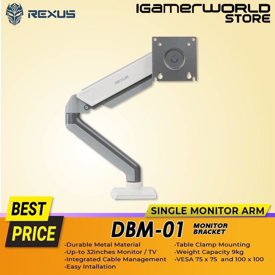 Rexus Monitor Arm Bracket DBM 01 / DBM-01 Stand Monitor Bracket