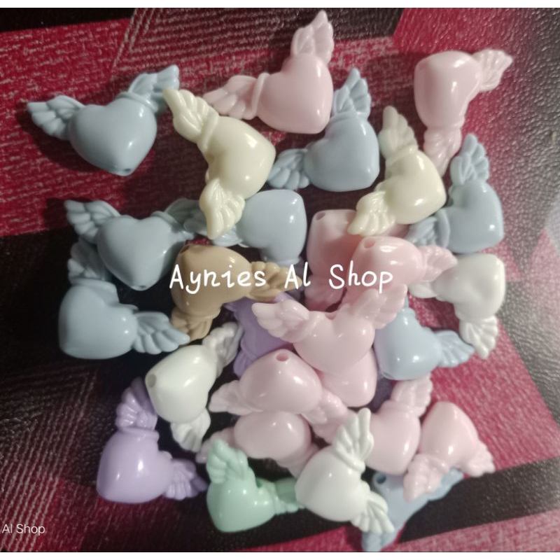 ลูกปัด Pastel Angel Love (3 ชิ้น)