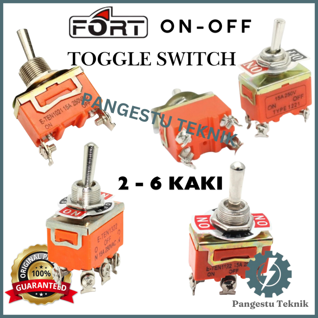 FORT Toggle Switch 2 3 4 6 ฟุต 15 Ampere / สวิตช์เปิดปิด