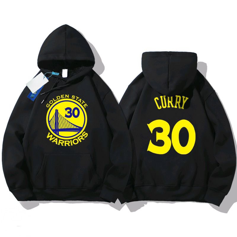 Stephen Curry Golden State Warriors Basketball Hoodie Jacket - ผู้ชายและผู้หญิง Custom Distro Plain