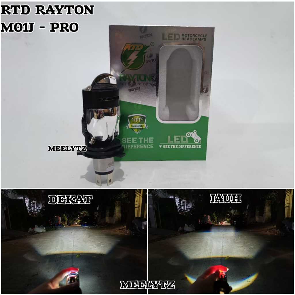 Rtd RAYTON M01J PRO - ไฟหน้า LED H4