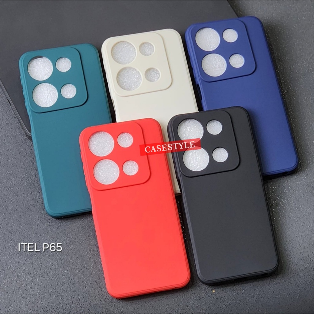 Itel P65 Softcase Candy Macaron Square Plain Case Itel P65 - Casestyle