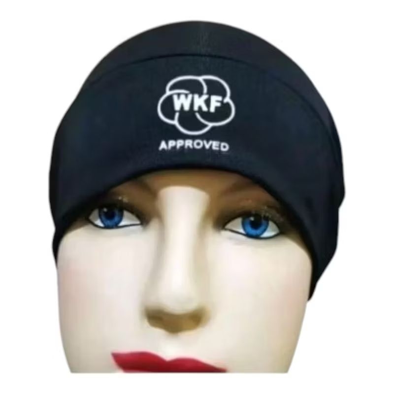 WKF Lycra Rayon Elastic Logo Karate Hijab