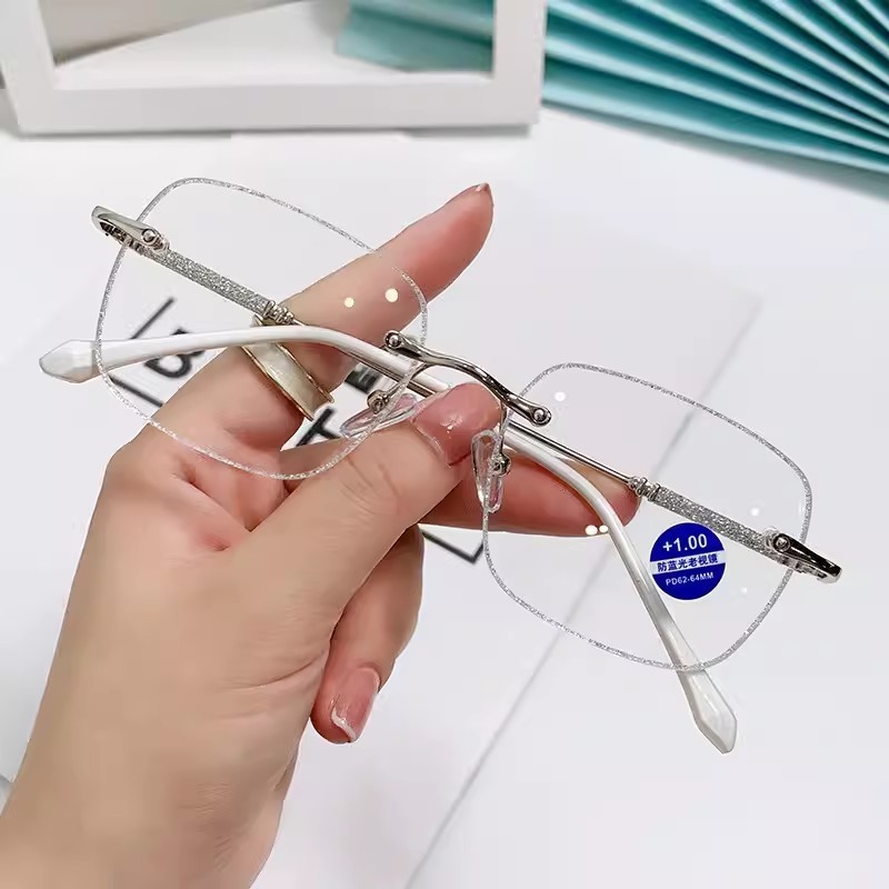 KOREAN FASHION Womens READING GLASSES ANTI-RADIATION BLURAY READING GLASSES PLUS LENS READING GLASSE