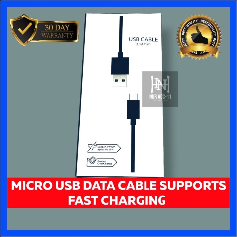 ASS Zenfone 2/Laser 3/Laser Live/Live L1/Live L2 Fast Charging Micro USB Data Cable