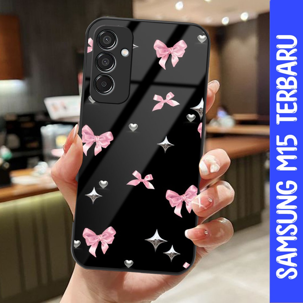 Samsung M15 Glass Softcase Mobile Casing Camera Protector Protect [LL37]