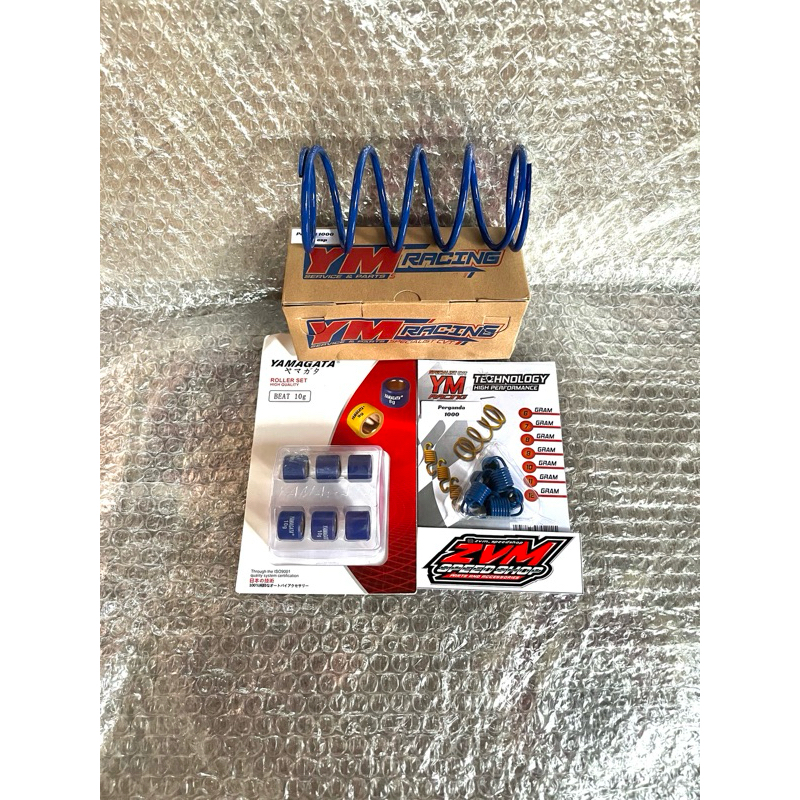 YM Racing Req Roller แพ็คเกจซ้าย, PerCVT, สปริงคลัตช์คู่ 1000RPM